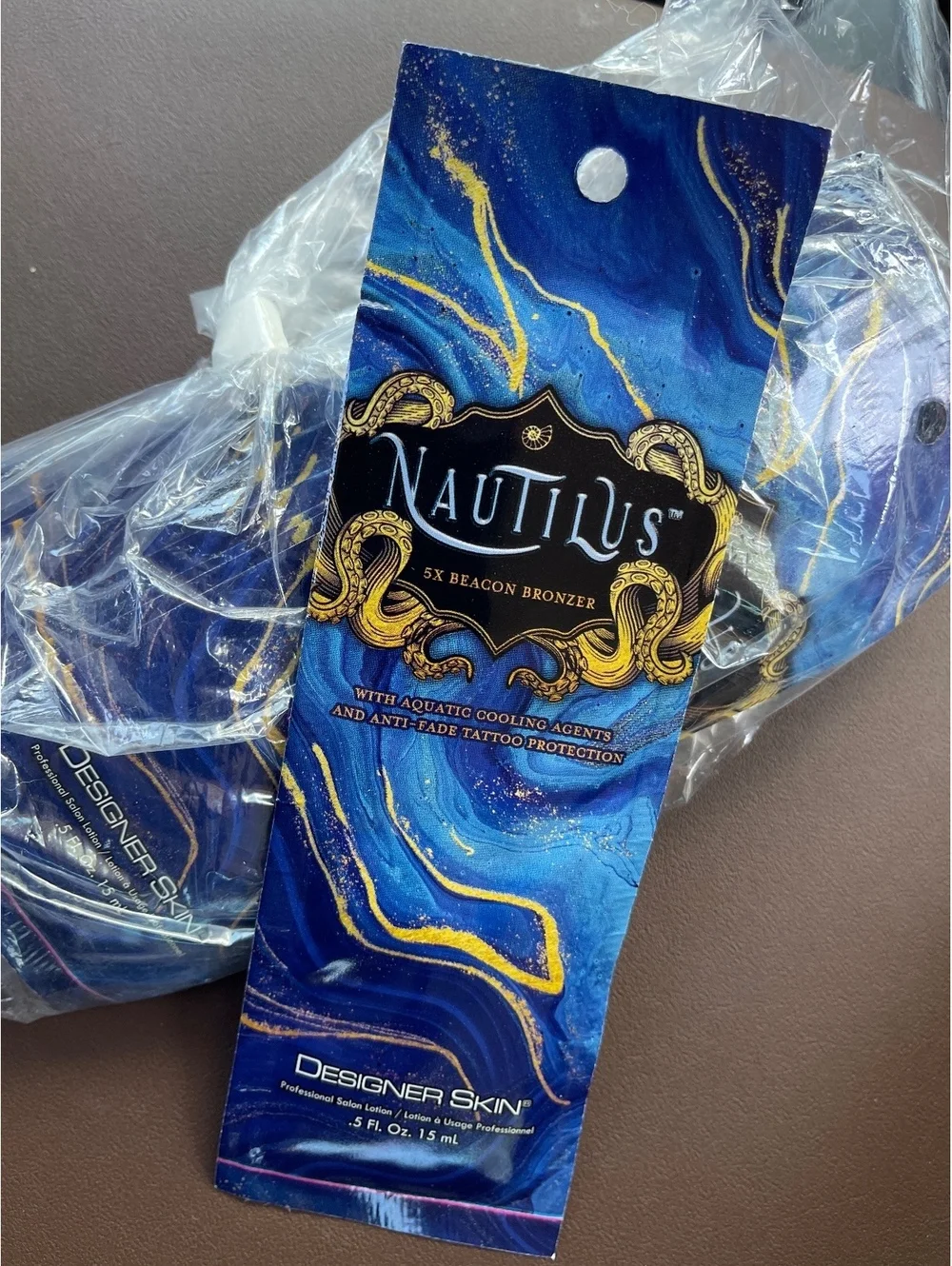 Designer Skin Nautilus 5X Beacon Bronzer Tanning Lotion 0.5 fl oz, BUNDLE OF 10